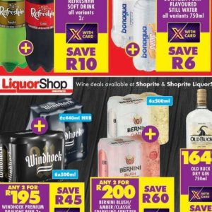 Wine at Shoprite