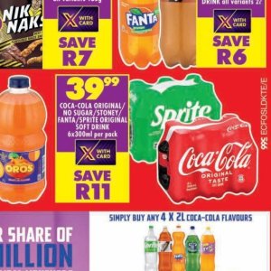 Fizzy drink at Shoprite