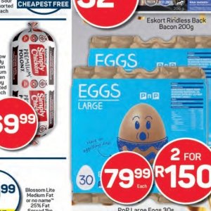 Eggs at Pick n Pay Hyper