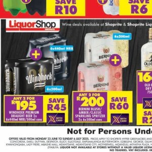 Beer at Shoprite
