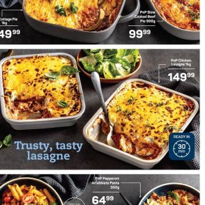 Lasagne at Pick n Pay Hyper
