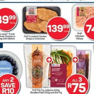 Schnitzel at Pick n Pay Hyper