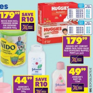 Diapers at Shoprite