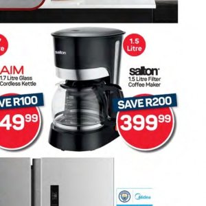 Coffee maker at Pick n Pay Hyper