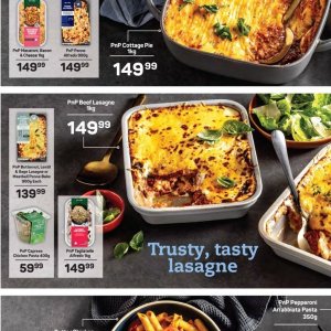 Lasagne at Pick n Pay Hyper