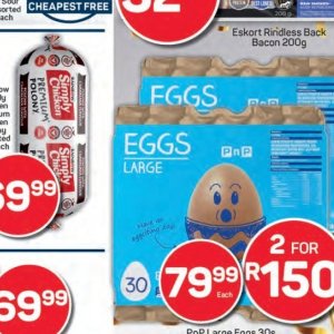 Eggs at Pick n Pay Hyper