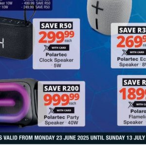 Speaker at Checkers Hyper