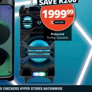 Speaker at Checkers Hyper