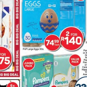 Eggs at Pick n Pay Hyper