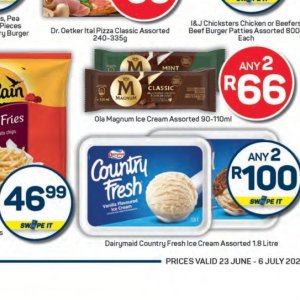 Ice cream at Pick n Pay Hyper