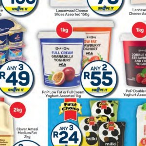 Yoghurt at Pick n Pay Hyper