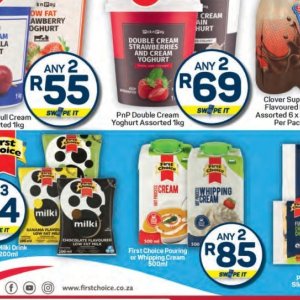 Yoghurt at Pick n Pay Hyper