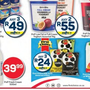 Yoghurt at Pick n Pay Hyper