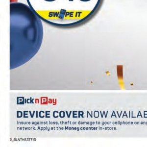 Cover at Pick n Pay Hyper