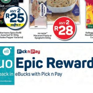 Spaghetti at Pick n Pay Hyper