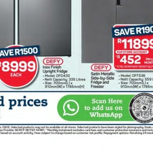 Fridge at Pick n Pay Hyper