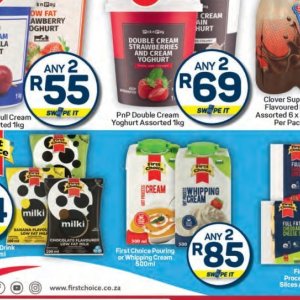 Yoghurt at Pick n Pay Hyper
