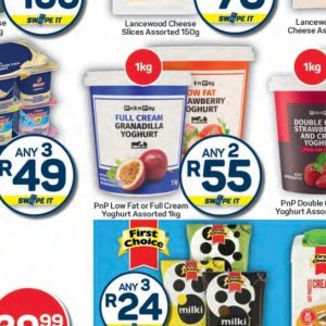 Yoghurt at Pick n Pay Hyper