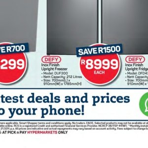 Freezer at Pick n Pay Hyper