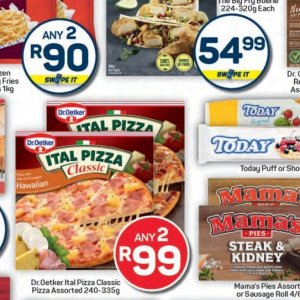 Pizza at Pick n Pay Hyper