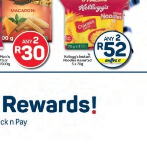 Noodles at Pick n Pay Hyper