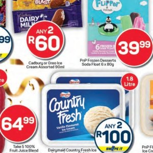 Ice cream at Pick n Pay Hyper