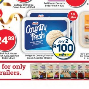 Ice cream at Pick n Pay Hyper