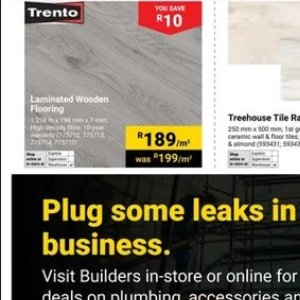Flooring at Builders Warehouse