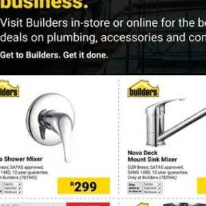 Sink at Builders Warehouse
