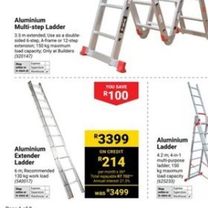 Ladder at Builders Warehouse