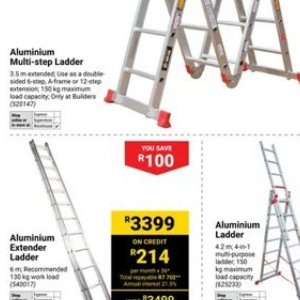 Ladder at Builders Warehouse