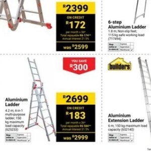 Ladder at Builders Warehouse