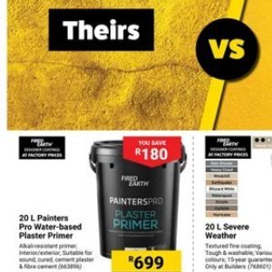 Plaster at Builders Warehouse