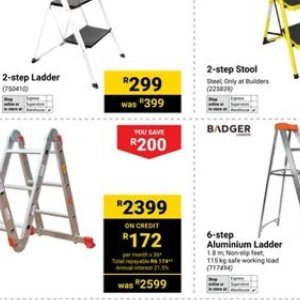 Ladder at Builders Warehouse