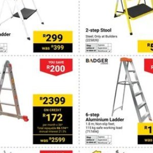 Ladder at Builders Warehouse