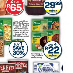Soup at Pick n Pay Hyper