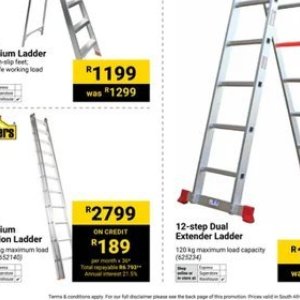 Ladder at Builders Warehouse
