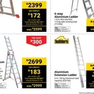 Ladder at Builders Warehouse