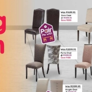 Chair at Bradlows/Morkels