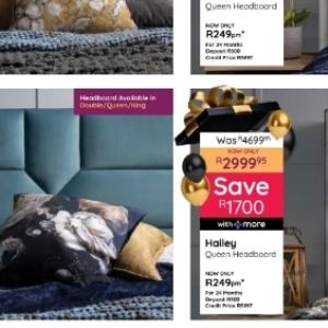 Headboard at Bradlows/Morkels