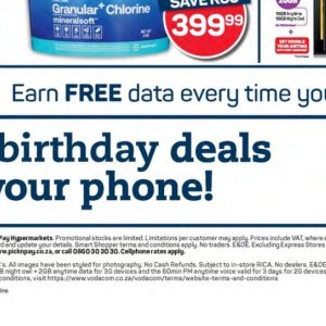 Smartphone at Pick n Pay Hyper