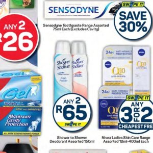 Shower at Pick n Pay Hyper