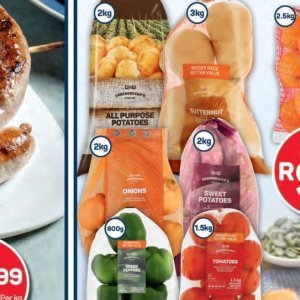 Potatoes at Pick n Pay Hyper