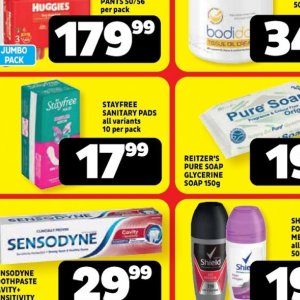 Sanitary pads at Usave