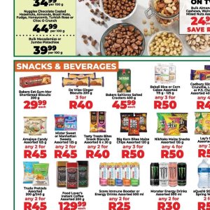Snacks at Fruit & Veg City