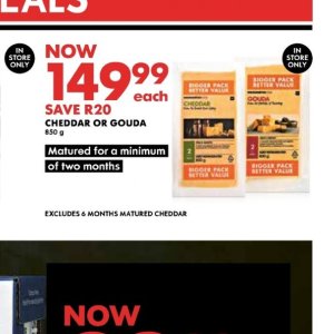 Gouda at Woolworths