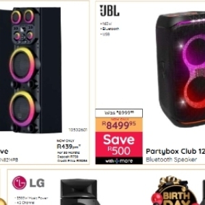 Bluetooth speaker at Bradlows/Morkels