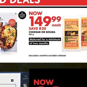 Cheddar at Woolworths