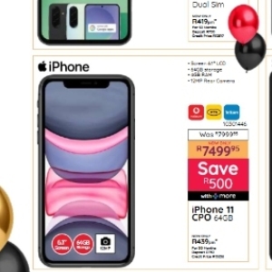 Iphone at Bradlows/Morkels