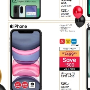 Iphone at Bradlows/Morkels